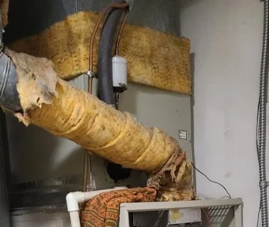 Broken air vent